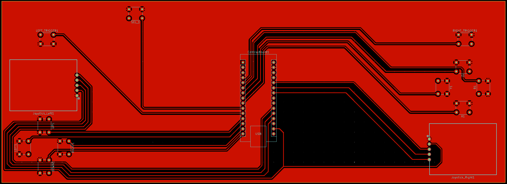 Layout da PCB Arduino V1